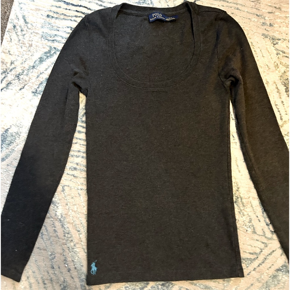 Polo long sleeve Tshirt Sz Small EUC